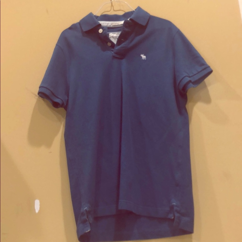 Abercrombie and Fitch Blue Polo